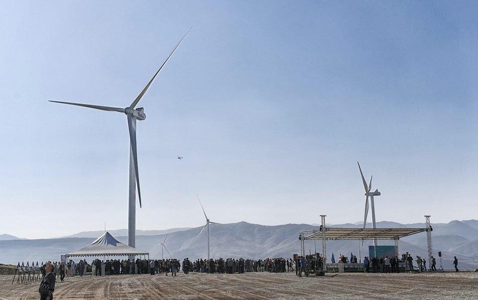 The first wind power plant built in Georgia geotv.ge